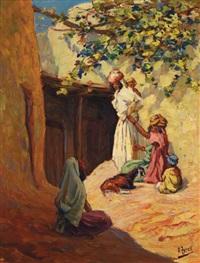 EDOUARD HERZIG FEMMES ET ENFANTS EN ALGERIE